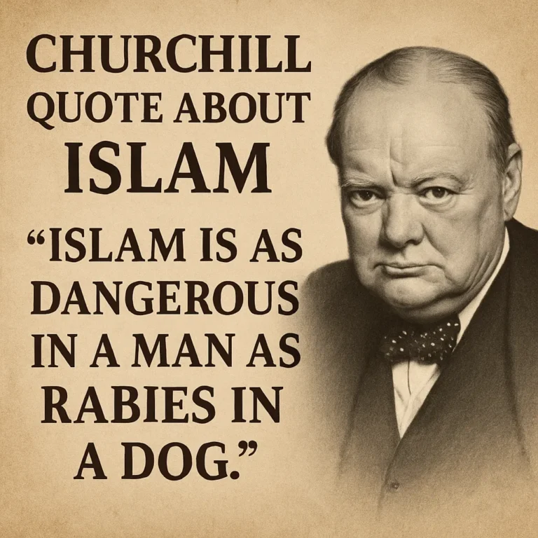 churchill quote about islam