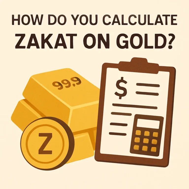how do you calculate zakat on gold