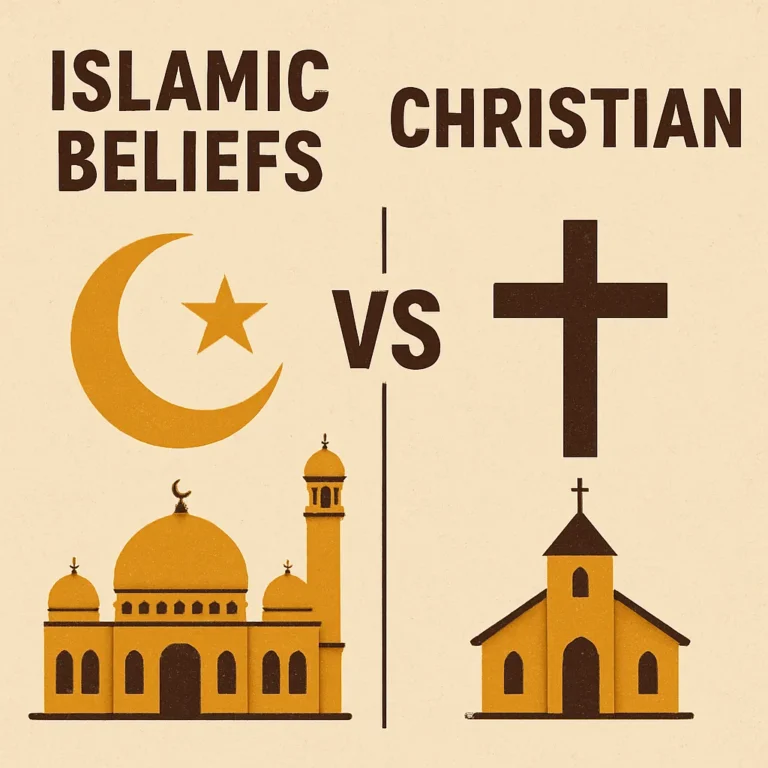 islamic beliefs vs christian