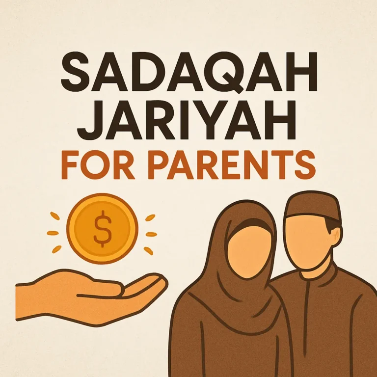 sadaqah jariyah for parents