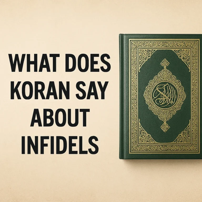 what does koran say about infidels