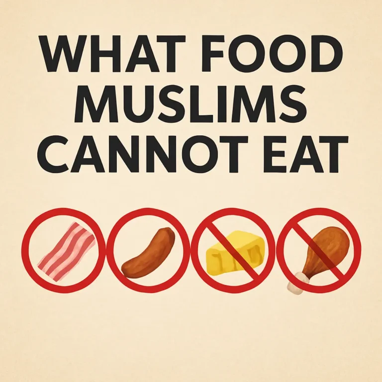 what food muslim cannot eat